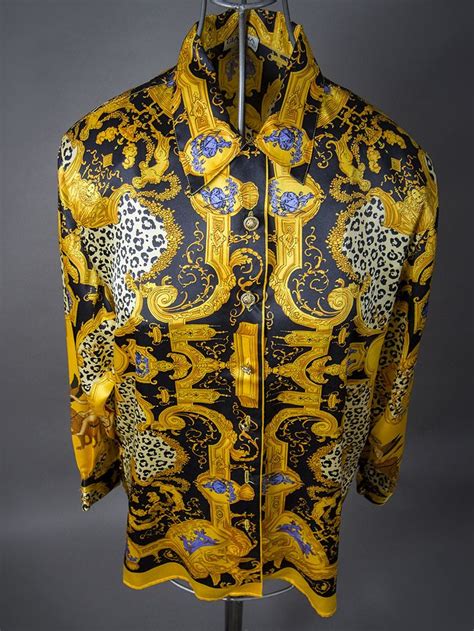 faux versace blouse women